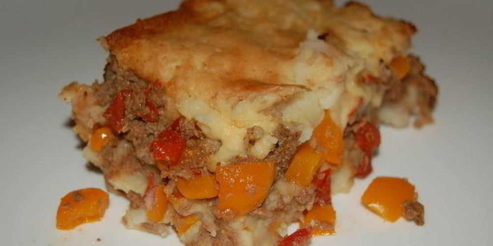 Как приготовить картофельная запеканка с фаршем и овощами