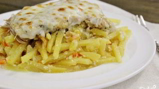 Рецепт Картофельная запеканка с курицей