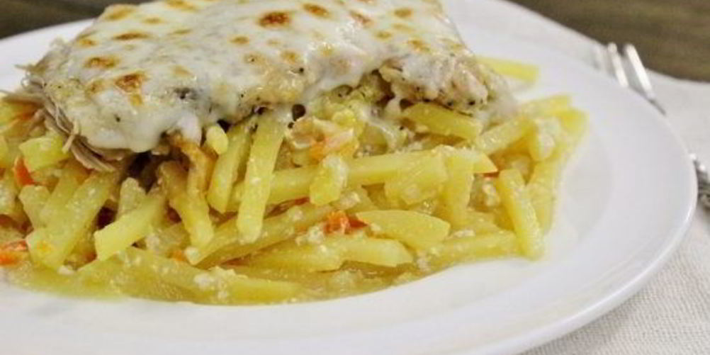 Как приготовить картофельная запеканка с курицей