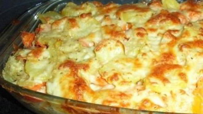 Рецепт Картофельная запеканка с мясом и сыром