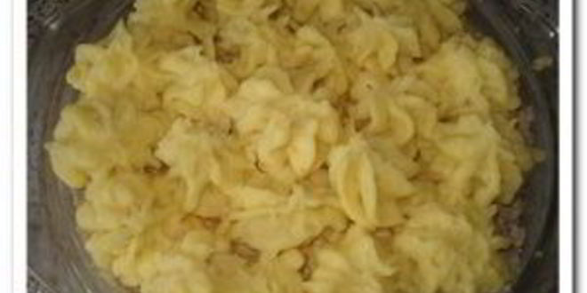 Рецепт картофельно-мясная запеканка