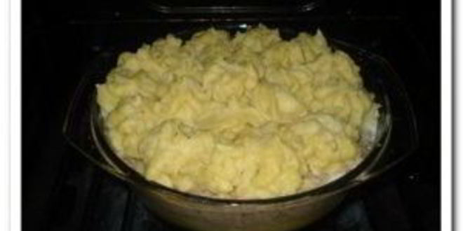 Рецепт картофельно-мясная запеканка