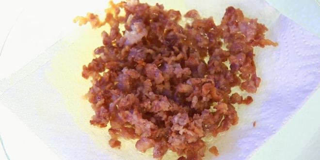 Рецепт мини-запеканки с беконом