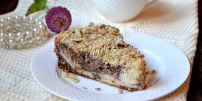 Рецепт мраморная творожная запеканка