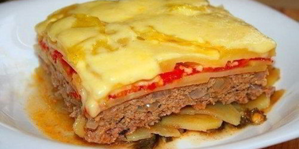 Рецепт мясная запеканка с картофелем