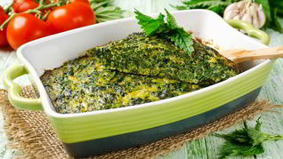 Рецепт Несладкая запеканка из творога