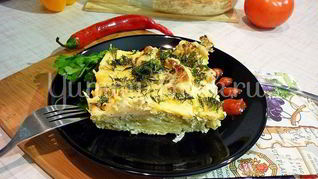 Рецепт Нежная запеканка из картофеля и цветной капусты