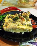 Нежная запеканка из картофеля и цветной капусты