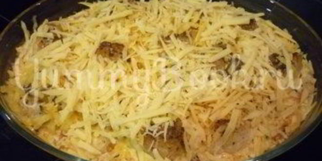 Рецепт нежная запеканка из картофеля и цветной капусты