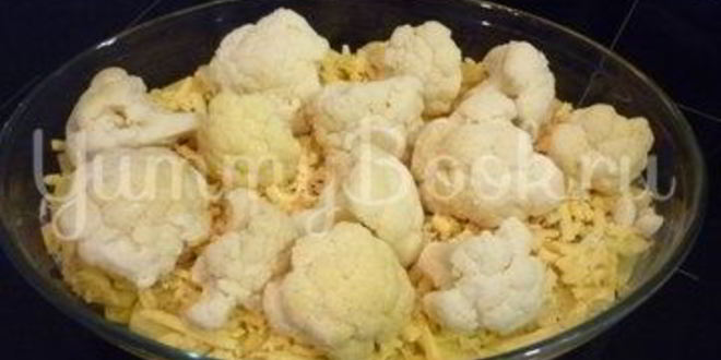 Рецепт нежная запеканка из картофеля и цветной капусты