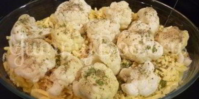 Рецепт нежная запеканка из картофеля и цветной капусты