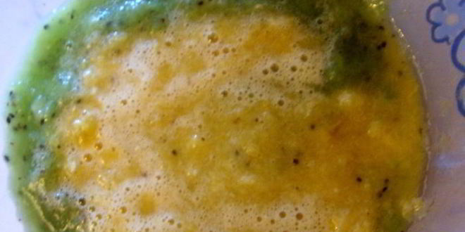 Рецепт овсяная запеканка с соусом из киви и апельсина