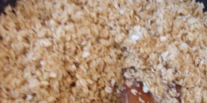 Рецепт овсяная запеканка с соусом из киви и апельсина