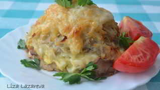 Рецепт Порционные запеканки из фарша Стожки
