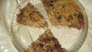 Рецепт Сладкая запеканка из вермишели