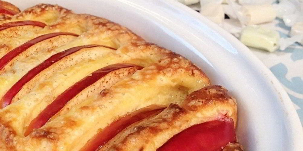 Рецепт творожная запеканка с яблоками
