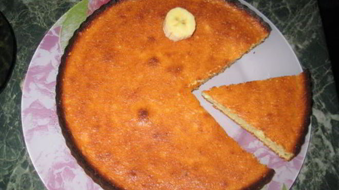 Рецепт Творожная запеканка с манкой Вкусняшка