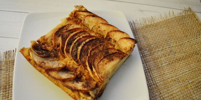 Рецепт творожная запеканка с яблоками