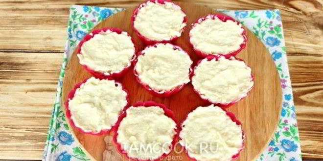 Рецепт творожная запеканка с яблоком в микроволновке