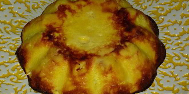 Рецепт творожная запеканка-суфле с абрикосами
