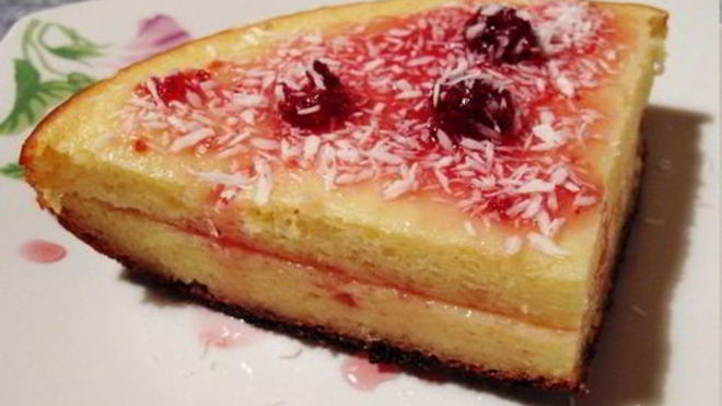 Рецепт Творожная запеканка Ягодка в мультиварке