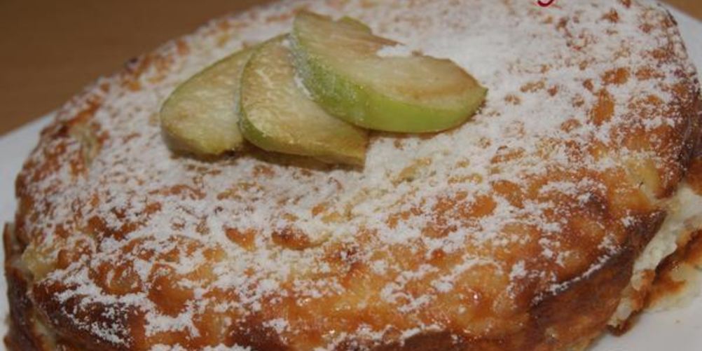 Рецепт рисовую запеканку с яблоками