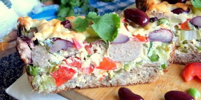 Рецепт запеканка из бобовых с фрикадельками