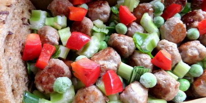 Рецепт запеканка из бобовых с фрикадельками