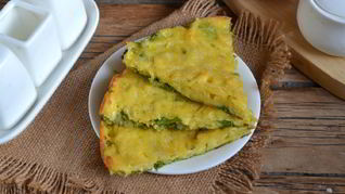 Рецепт Запеканка из брокколи с сыром и яйцами