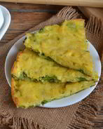 Запеканка из брокколи с сыром и яйцами