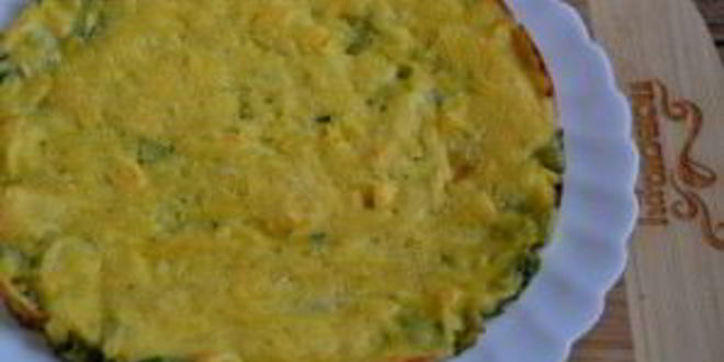 Рецепт запеканка из брокколи с сыром и яйцами