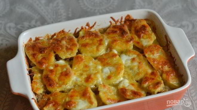 Рецепт Запеканка из фарша и картошки