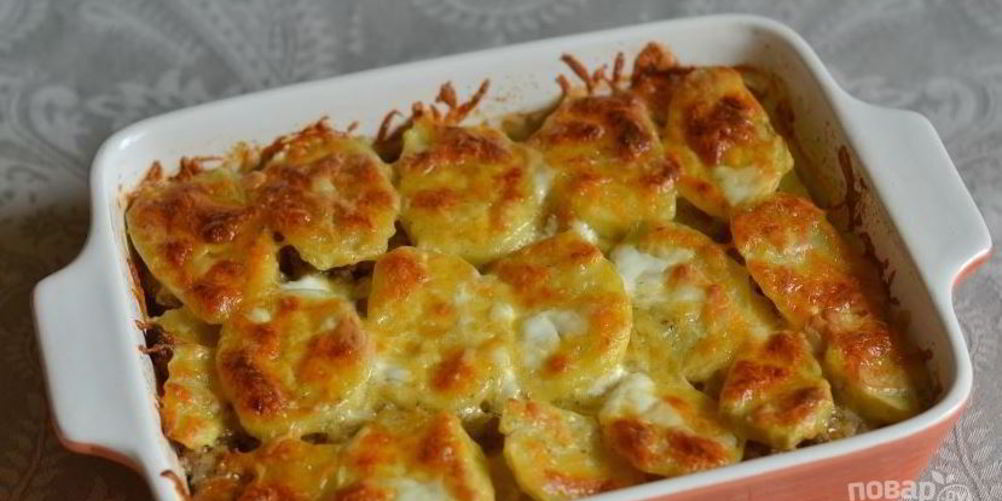 Как приготовить запеканка из фарша и картошки