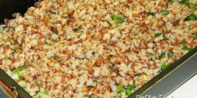 Рецепт запеканка из готовой гречневой каши