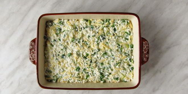 Рецепт запеканка из кабачков с творогом в духовке