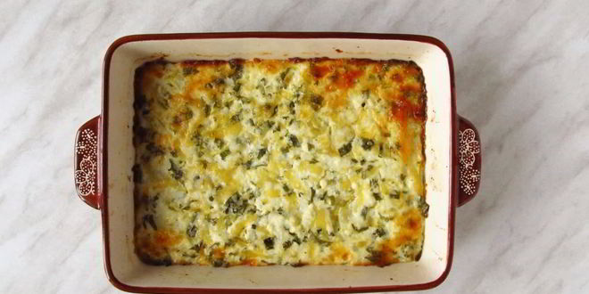 Рецепт запеканка из кабачков с творогом в духовке