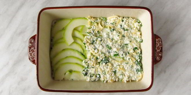 Рецепт запеканка из кабачков с творогом в духовке