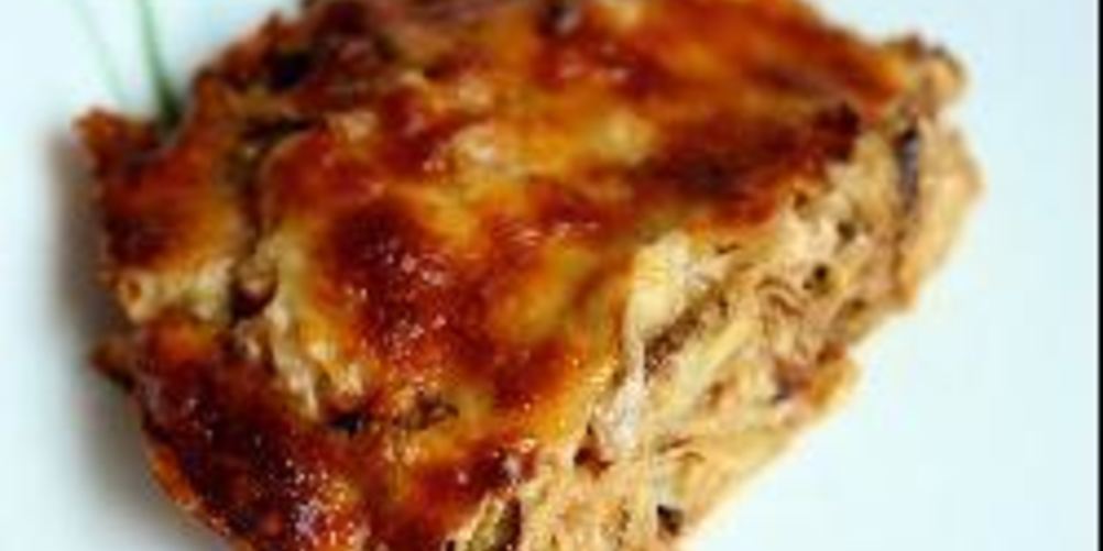 Рецепт легкий куриный пирог-запеканка