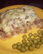 Запеканка из картофельного пюре и фарша