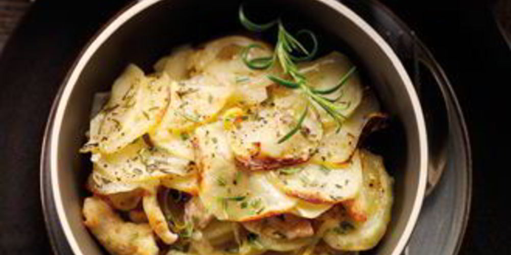 Как приготовить запеканка из курицы и картофеля с розмарином