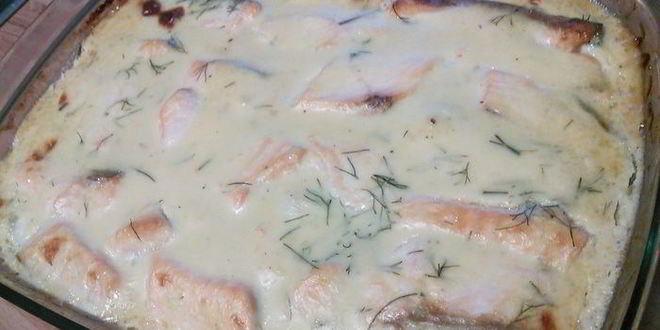 Рецепт запеканка из лосося с кабачком и пореем