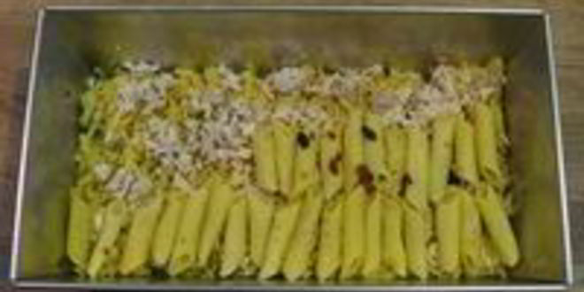 Рецепт запеканка из макарон с курицей