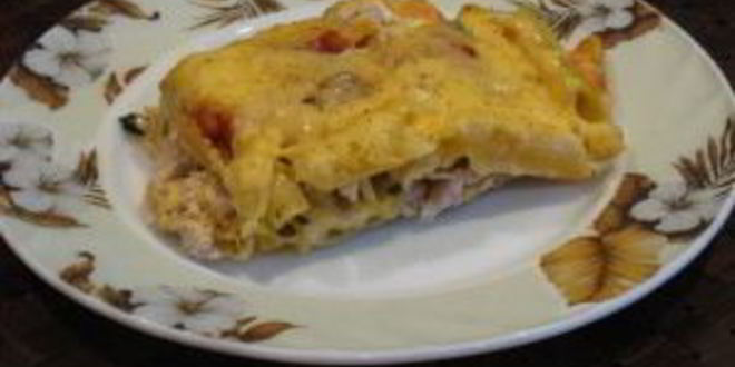 Рецепт запеканка из макарон с курицей