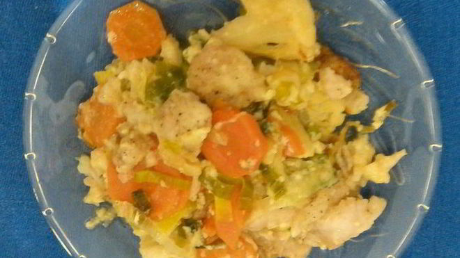 Рецепт Запеканка из овощей с рыбой