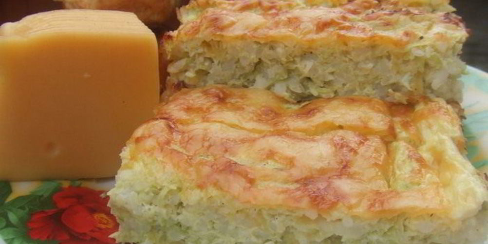 Как приготовить запеканка из риса и кабачков