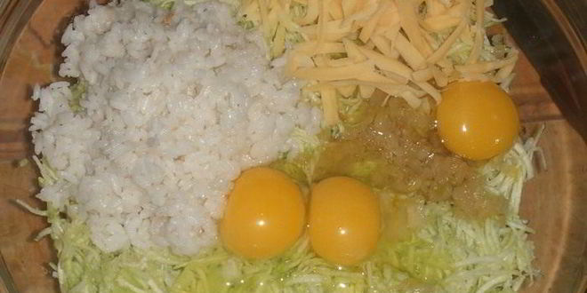 Рецепт запеканка из риса и кабачков