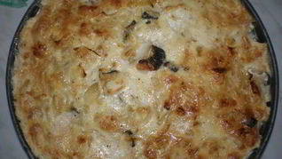 Рецепт Запеканка из риса с рыбой