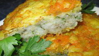 Рецепт Запеканка из рыбного филе с овощами