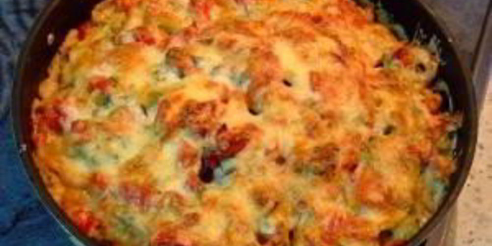 Рецепт запеканка из макарон с курицей