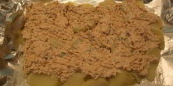 Рецепт запеканка картофельная с рыбными консервами